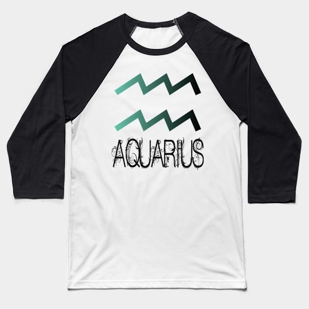 AQUARIUM SIGN Baseball T-Shirt by RENAN1989